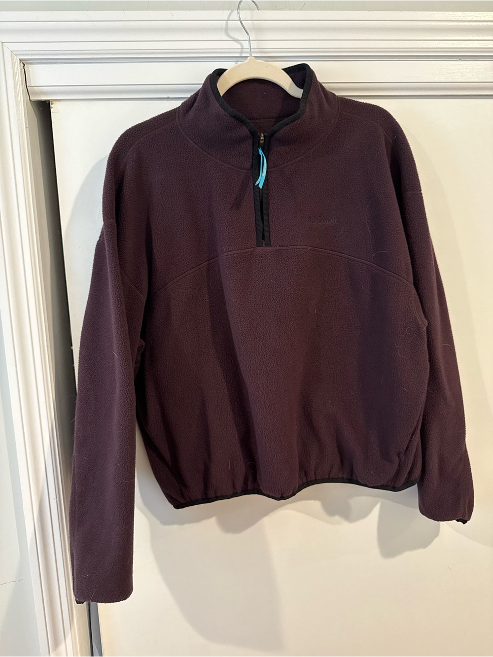 Lululemon Tumbled Fleece Half Zip in Sequoia Brown Sz Medium EUC - Picture 2 of 5